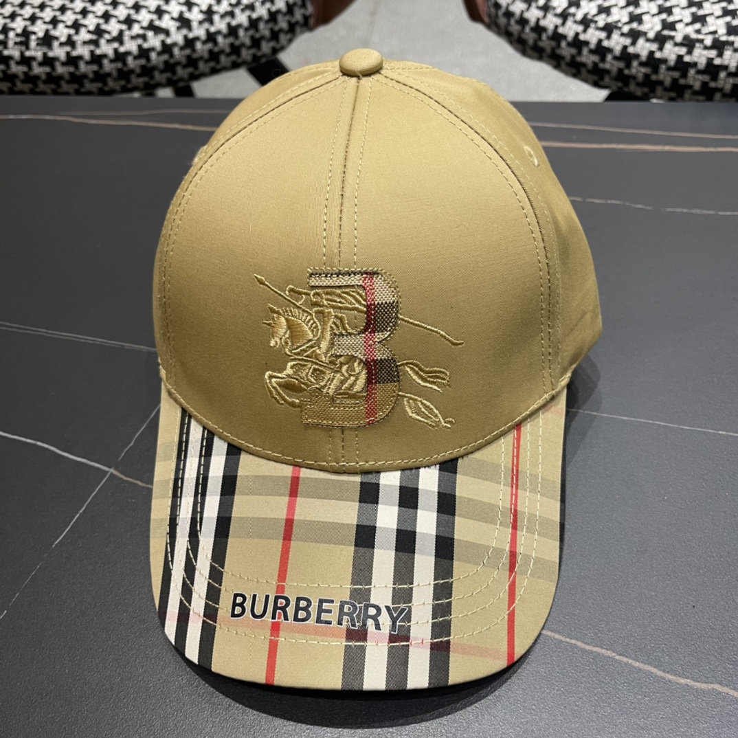  BURBERRY巴宝莉 经典网官新款经典棒球帽，渔夫帽大牌高级十感足！简约尚时风，男女同款！高质品，尊