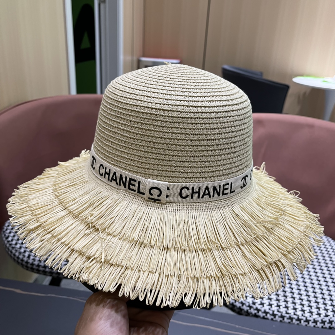 【Chanel香奈儿】2024新款草帽，度假休闲必备，优雅大方的一款