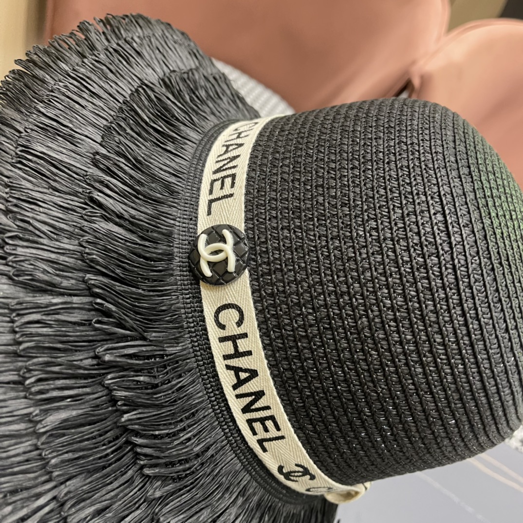 【Chanel香奈儿】2024新款草帽，度假休闲必备，优雅大方的一款