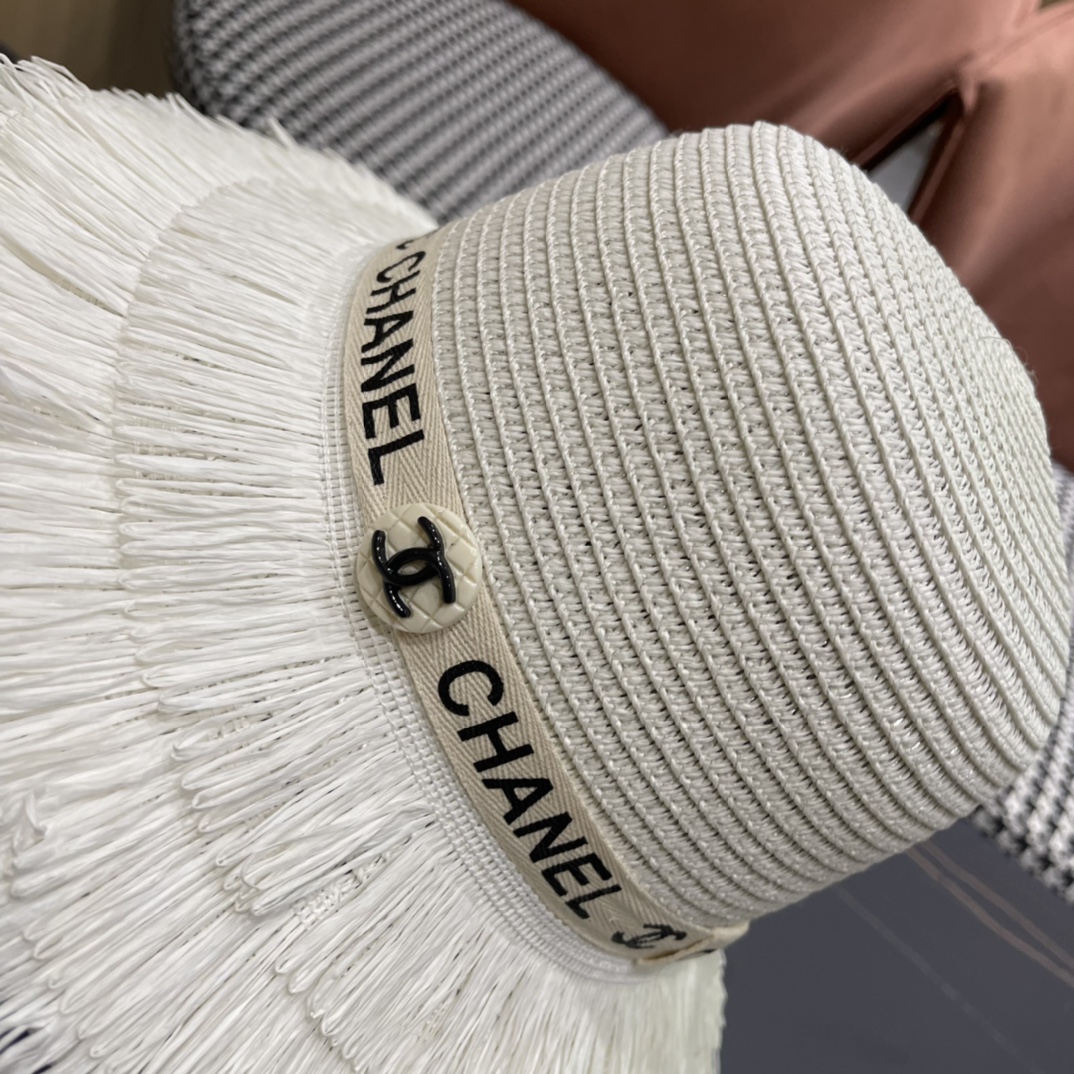 【Chanel香奈儿】2024新款草帽，度假休闲必备，优雅大方的一款
