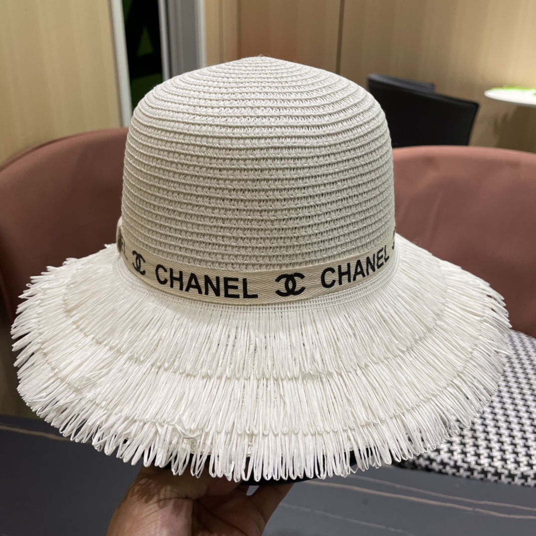 【Chanel香奈儿】2024新款草帽，度假休闲必备，优雅大方的一款