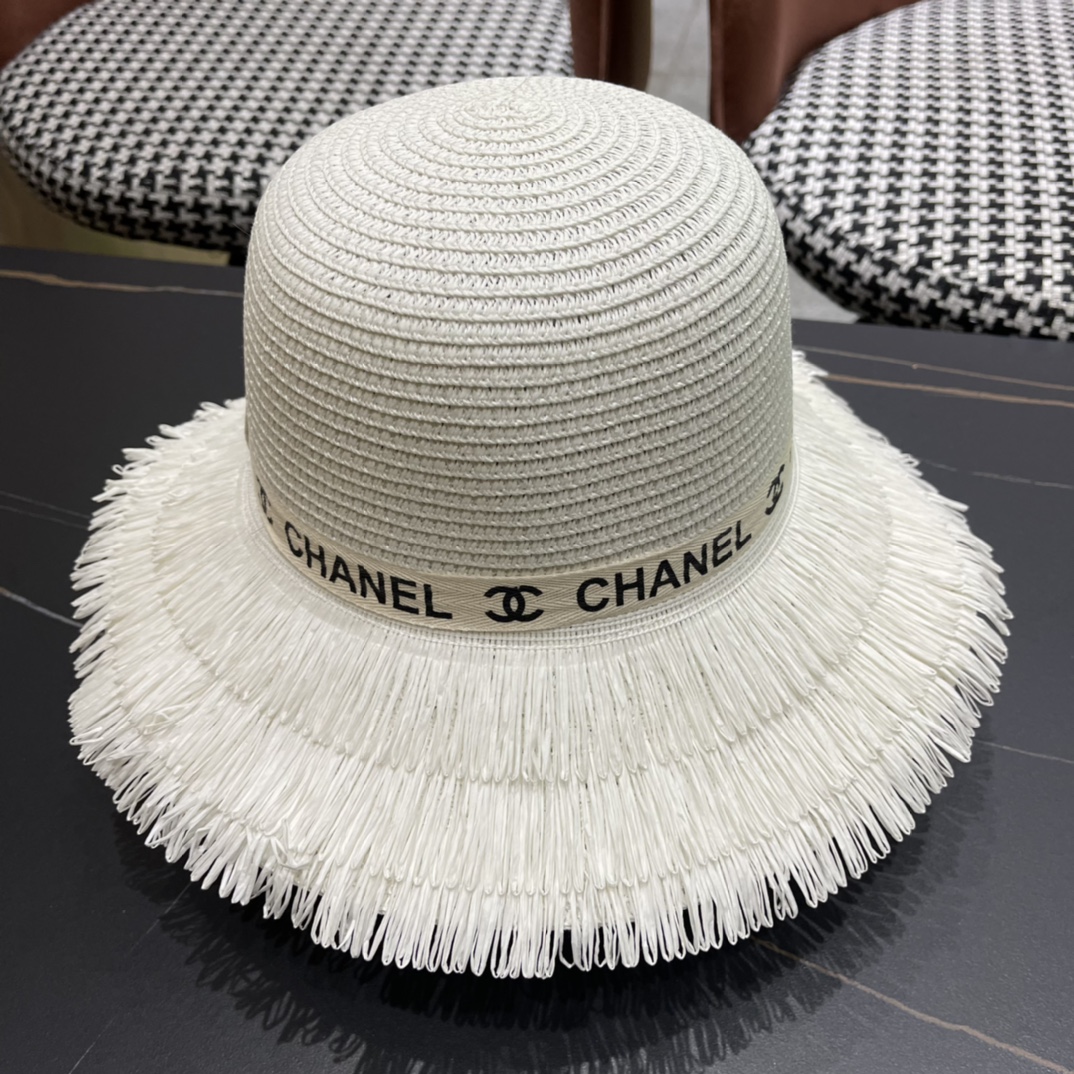 【Chanel香奈儿】2024新款草帽，度假休闲必备，优雅大方的一款