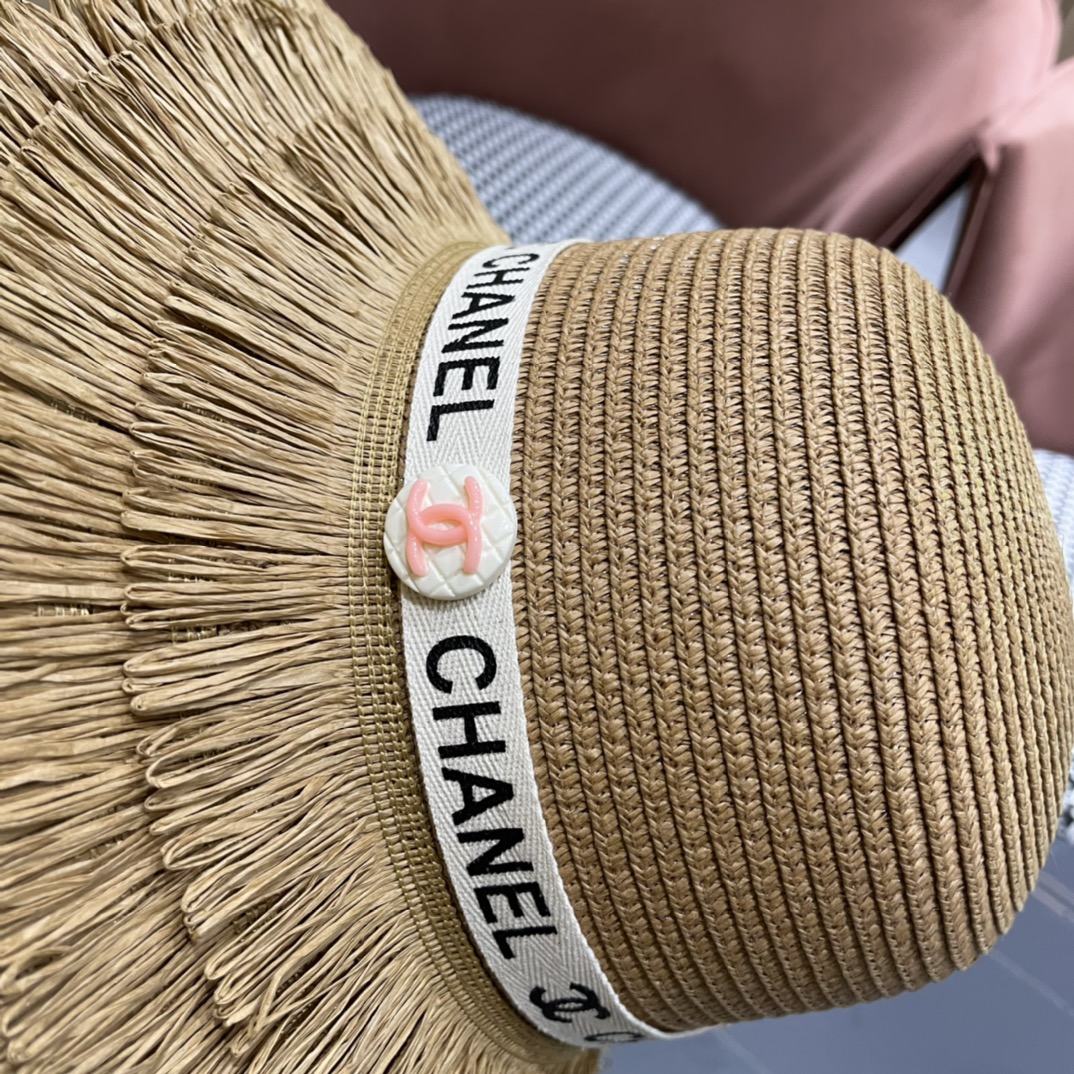 【Chanel香奈儿】2024新款草帽，度假休闲必备，优雅大方的一款