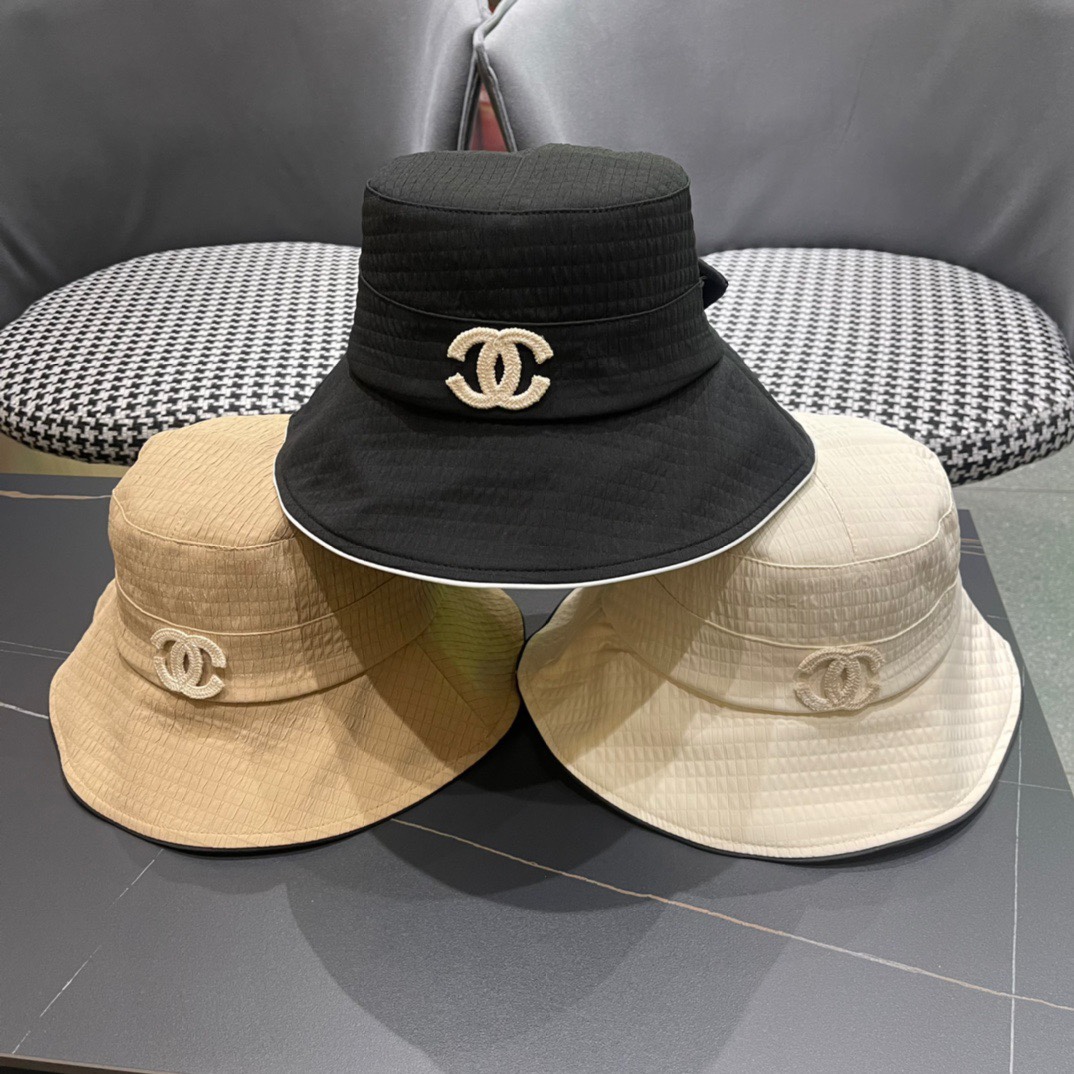 Chanel CHANEL 2024 sombrero de pescador de primavera temprana, logo clásico simple de Chanel, diseño casual y elegante,…
