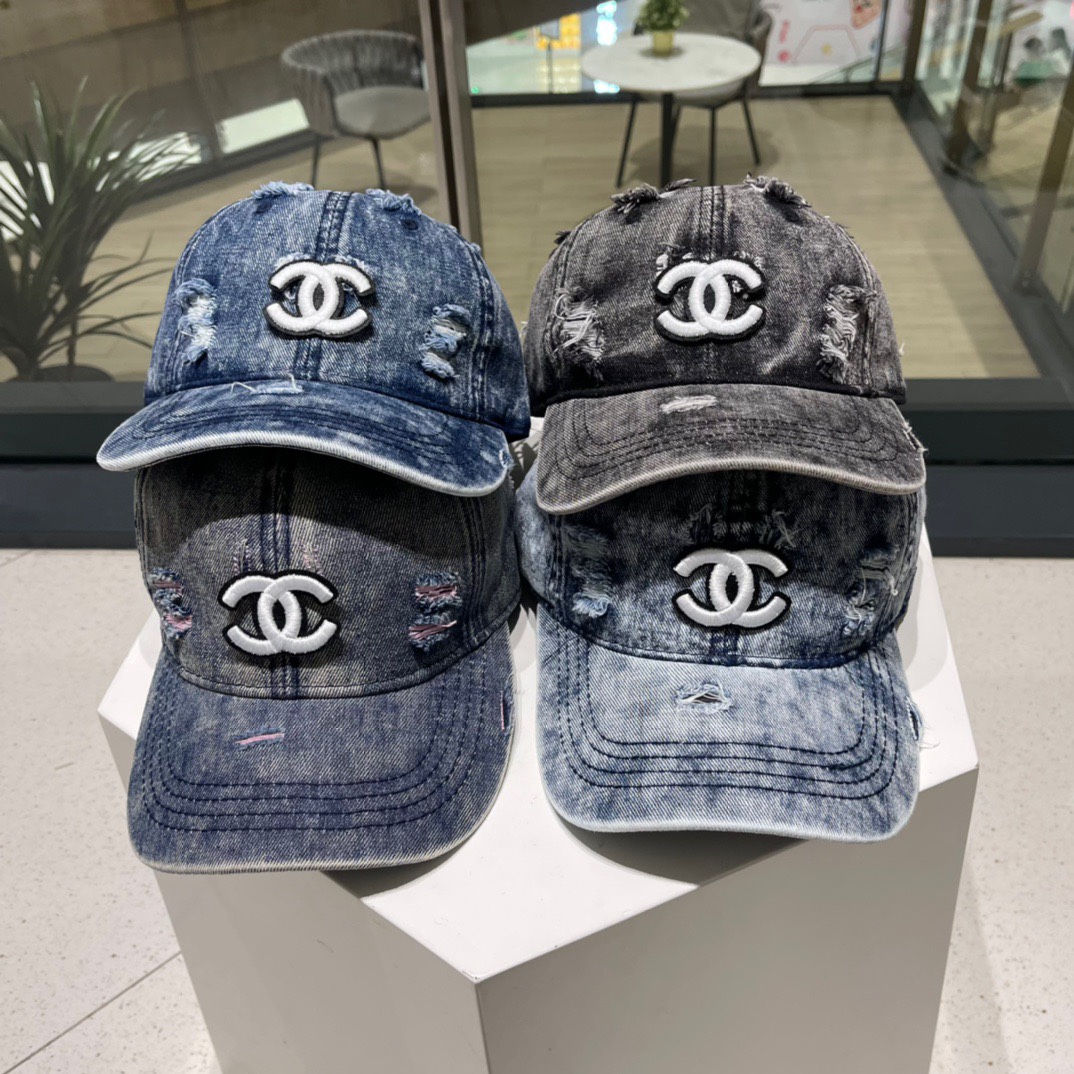 【Chanel香奈儿】新款刺绣简约款棒球帽，新款出货，大牌款超好搭配，赶紧入手！帽子渔夫帽棒球帽针织帽