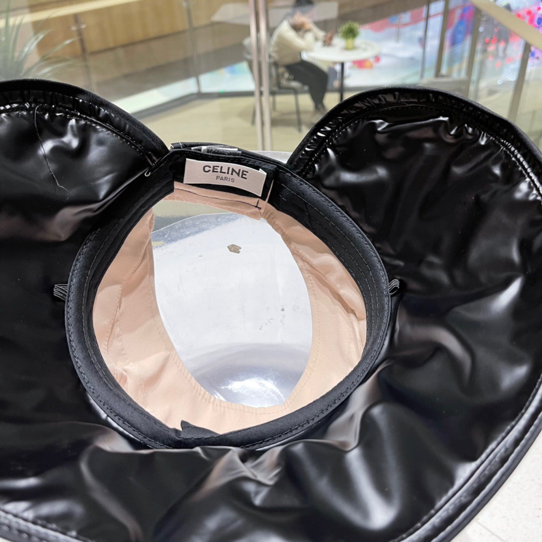 【CELINE赛琳】2022夏季新款空顶渔夫帽防晒出游户外颗折叠子遮阳帽女百搭太阳帽