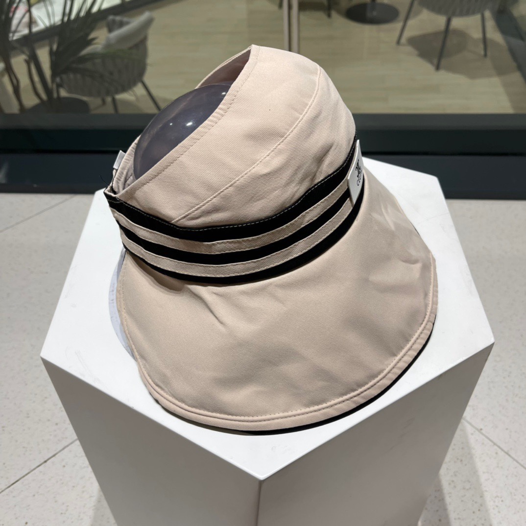 【CELINE赛琳】2022夏季新款空顶渔夫帽防晒出游户外颗折叠子遮阳帽女百搭太阳帽