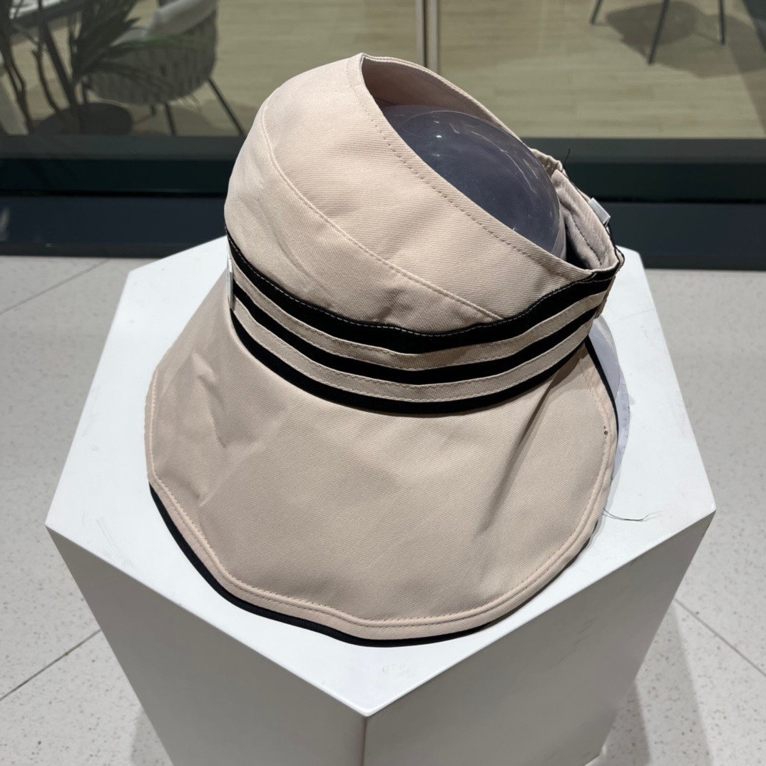 【CELINE赛琳】2022夏季新款空顶渔夫帽防晒出游户外颗折叠子遮阳帽女百搭太阳帽