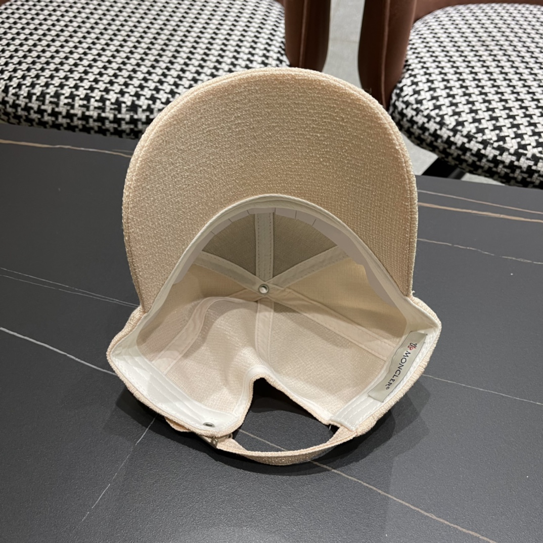 ，Moncler蒙口经典棒球帽，经典流行款轻盈透气！质量超赞，基础头围56，贴片可调节。