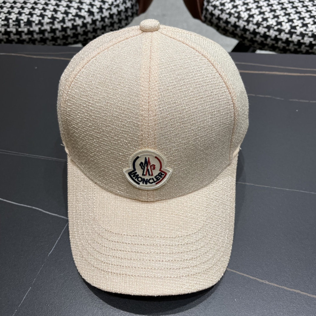 ，Moncler蒙口经典棒球帽，经典流行款轻盈透气！质量超赞，基础头围56，贴片可调节。