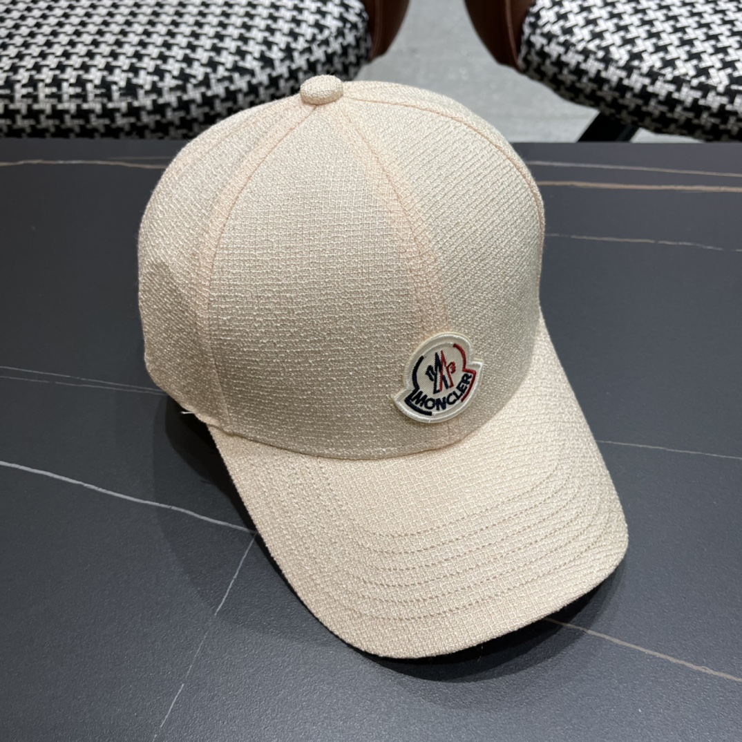 ，Moncler蒙口经典棒球帽，经典流行款轻盈透气！质量超赞，基础头围56，贴片可调节。