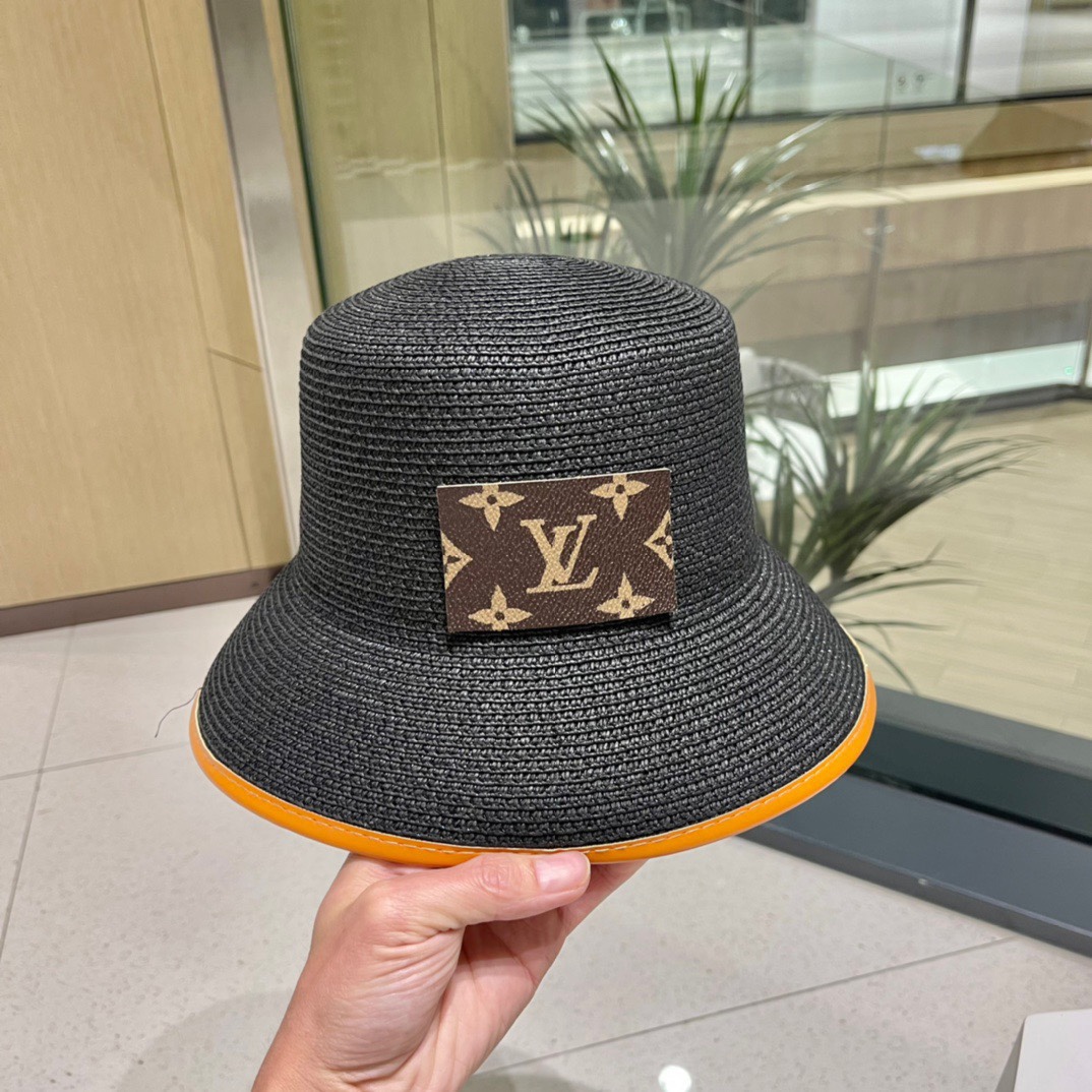  LV路易威登草帽名媛风，头围57cm