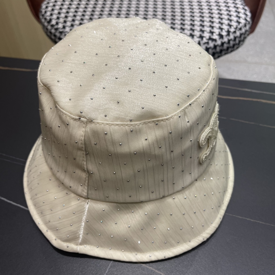  赛琳celine2024新款渔夫帽子女春夏时尚薄款优雅气质旅游出行防晒遮阳帽