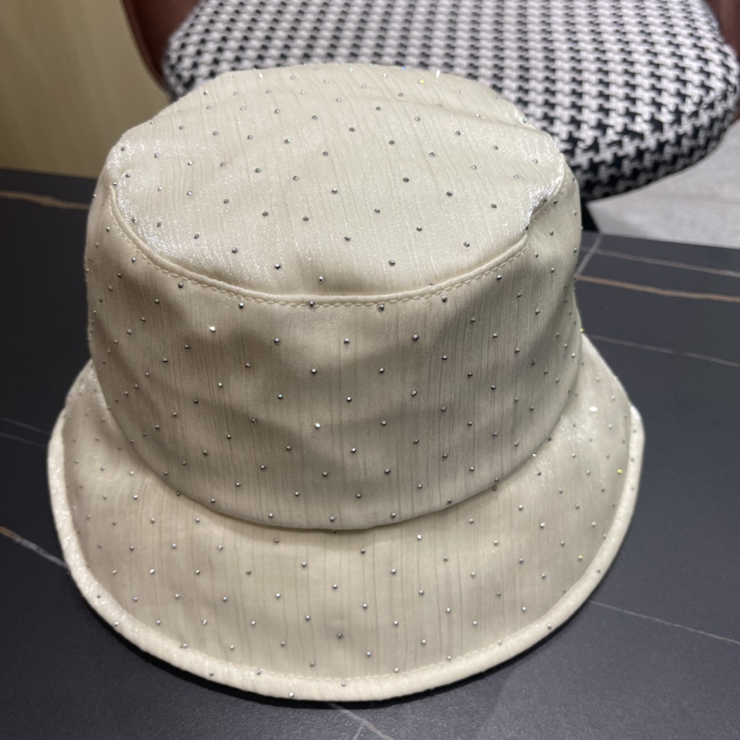  赛琳celine2024新款渔夫帽子女春夏时尚薄款优雅气质旅游出行防晒遮阳帽