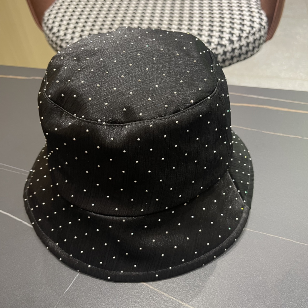  赛琳celine2024新款渔夫帽子女春夏时尚薄款优雅气质旅游出行防晒遮阳帽