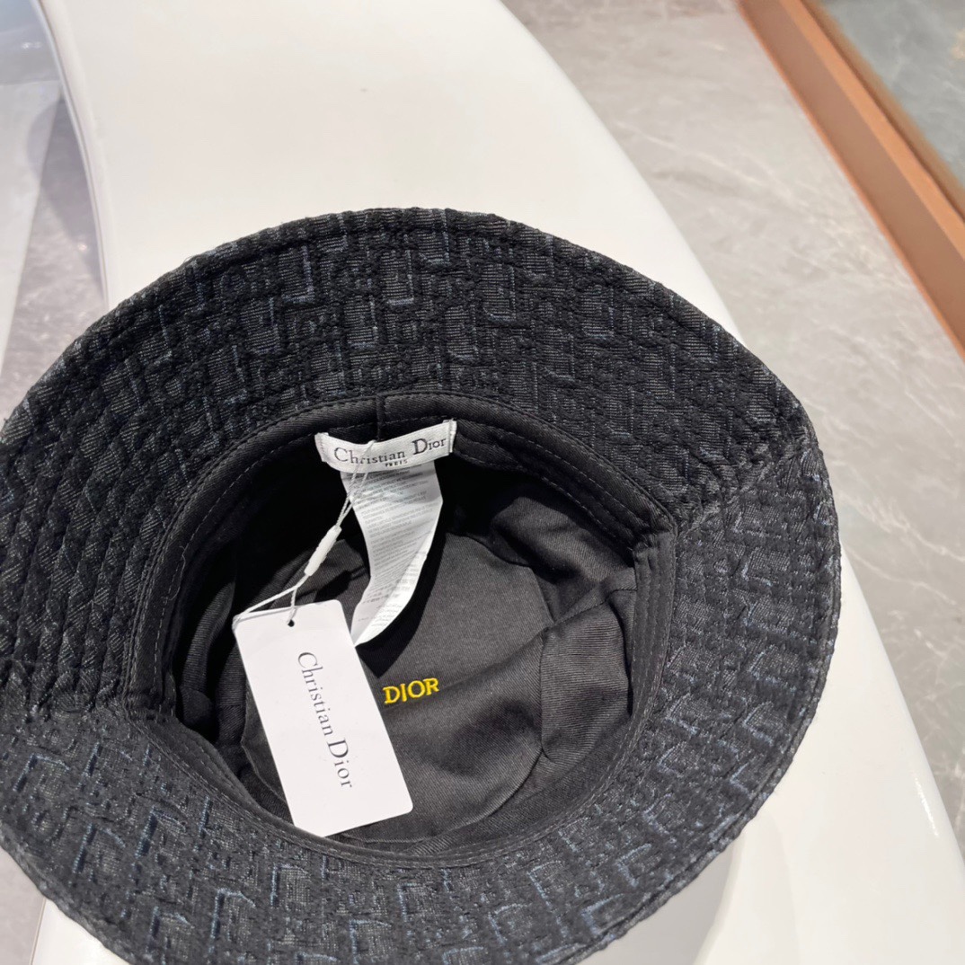 迪奥Dior-新款发布高版本老花D家渔夫帽水洗标吊牌齐全超级爆款时尚