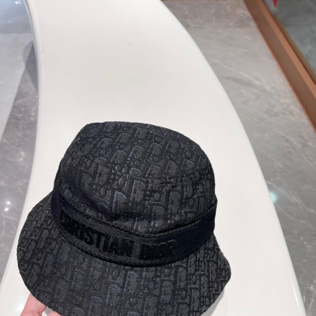 迪奥Dior-新款发布高版本老花D家渔夫帽水洗标吊牌齐全超级爆款时尚