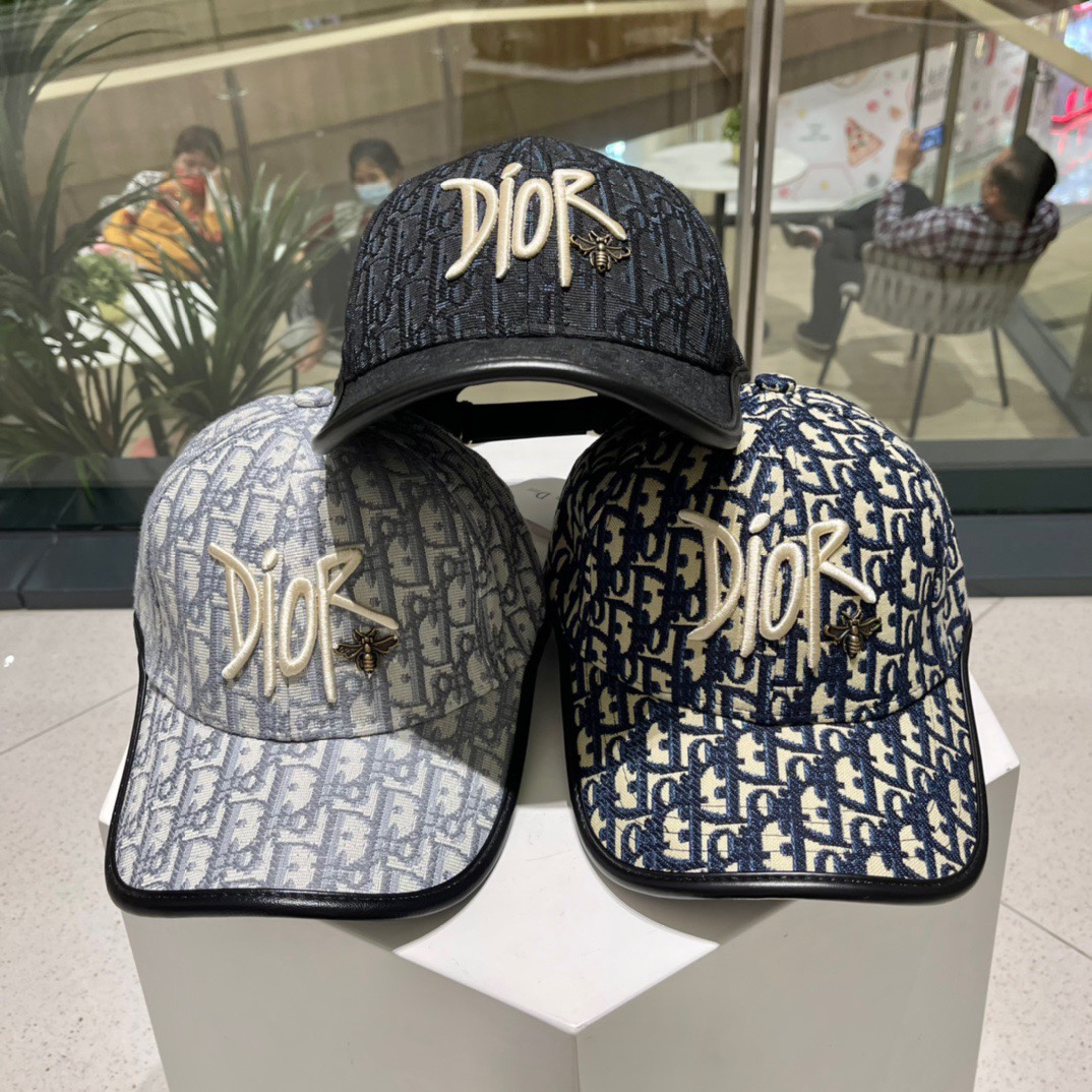 Dior迪奥新款原单棒球帽精致格调很酷很时尚专柜断货热门质量超赞