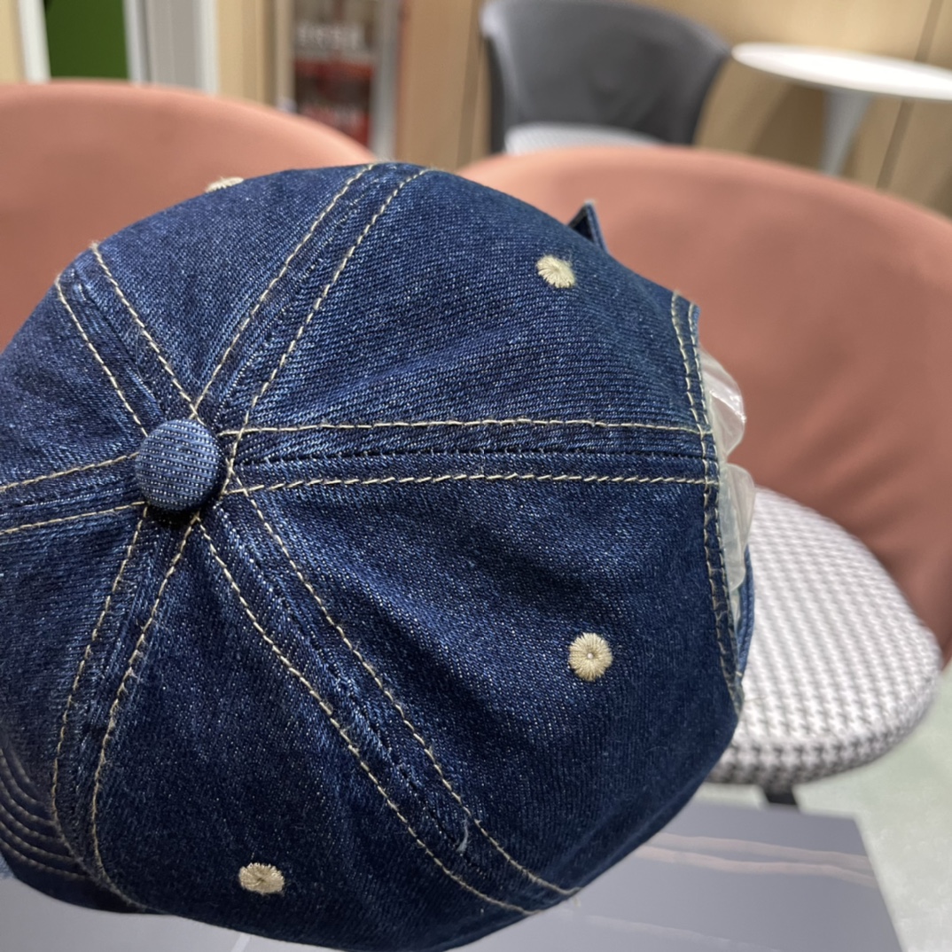  新款出货 HERMÈS (爱马仕)最新款牛仔棒球帽，时尚帅气质量超赞！