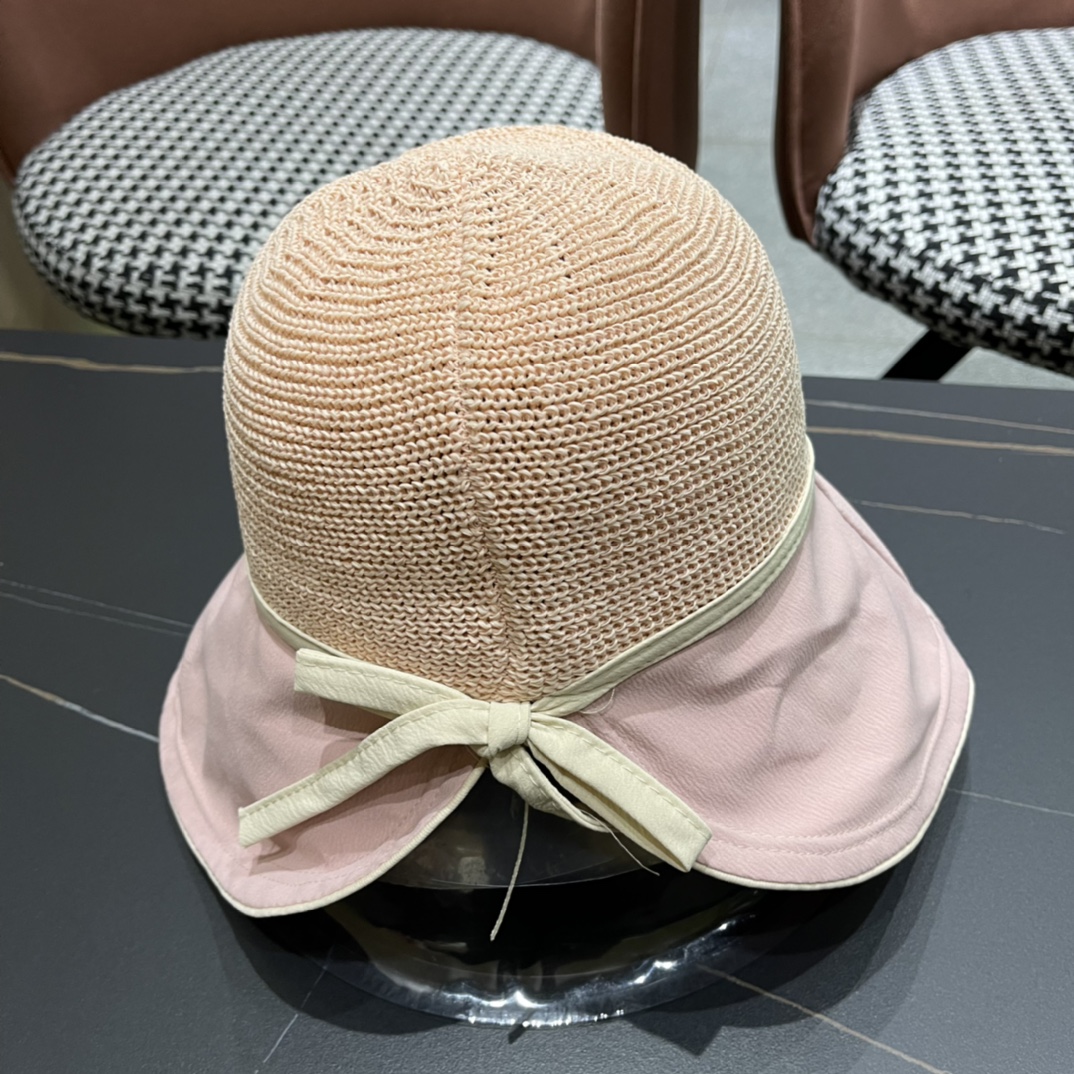  DIOR迪奥 2女款2024新款夏天透气防晒遮阳帽显脸小