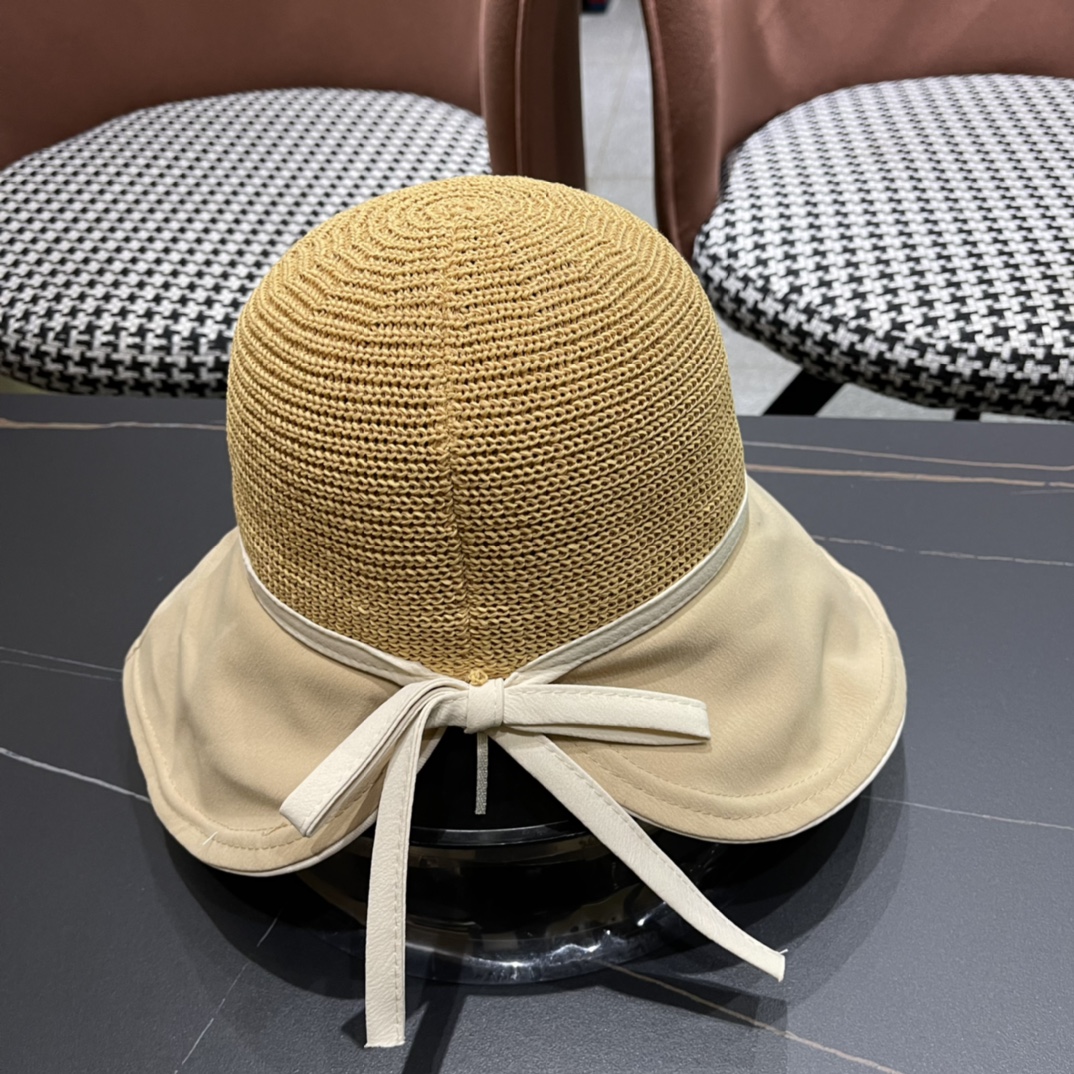  DIOR迪奥 2女款2024新款夏天透气防晒遮阳帽显脸小