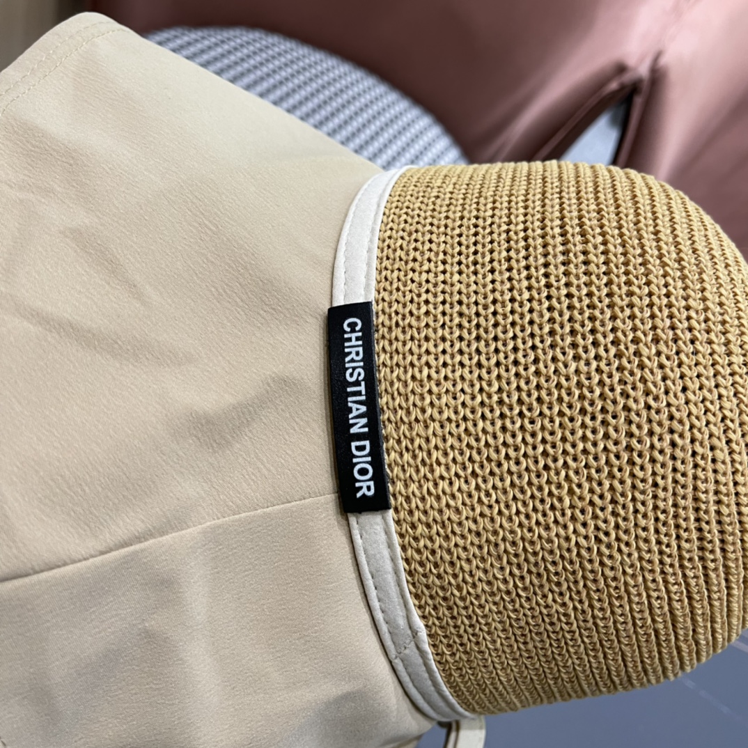  DIOR迪奥 2女款2024新款夏天透气防晒遮阳帽显脸小