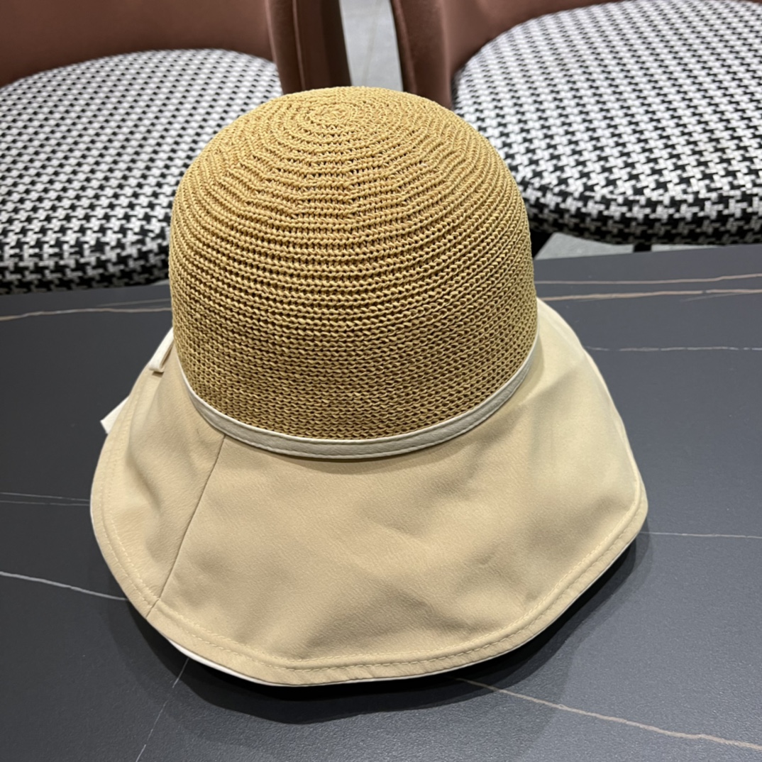  DIOR迪奥 2女款2024新款夏天透气防晒遮阳帽显脸小