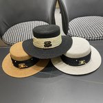 Celine Hats Straw Hat Spring Collection