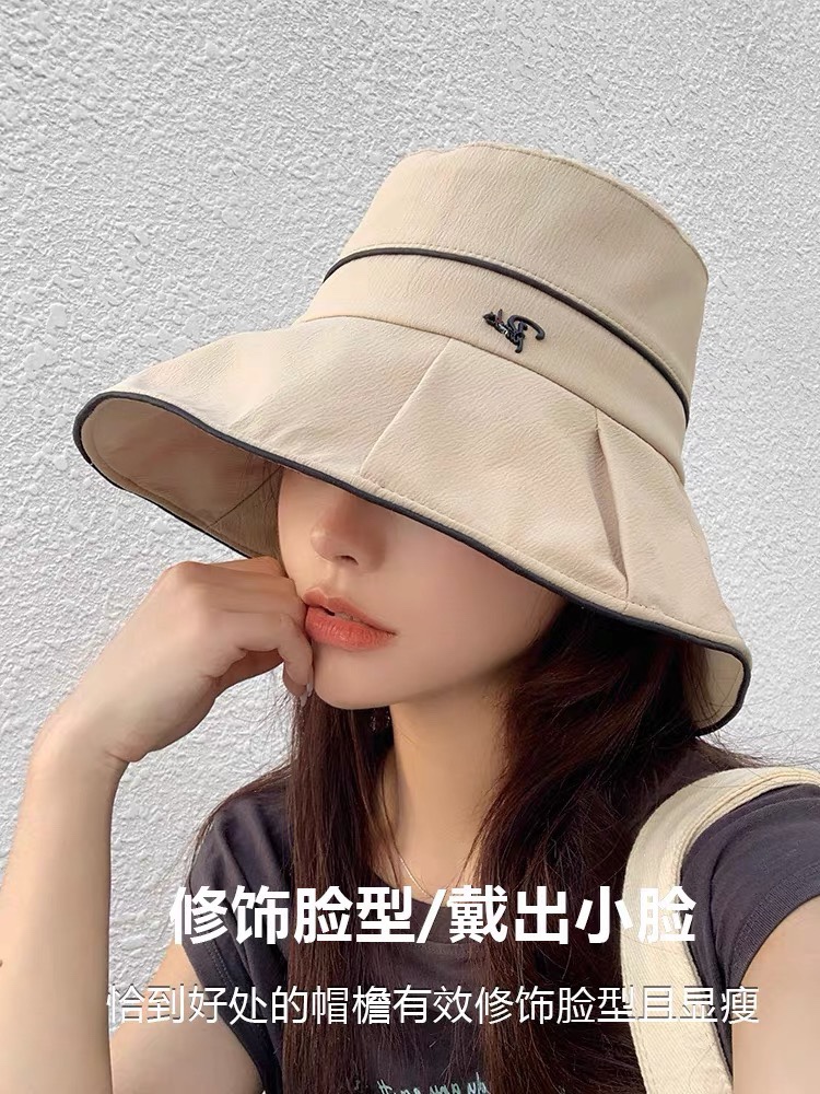 Dior 2024 nuevo sombrero de pescador con protección facial, estilo refinado y puro con mucha sensación, muy genial y mo…