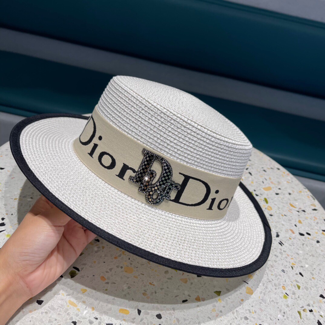 Dior迪奥夏日限定系列草帽海洋风情风靡全球要颜值有颜值要时尚有时尚的爆款
