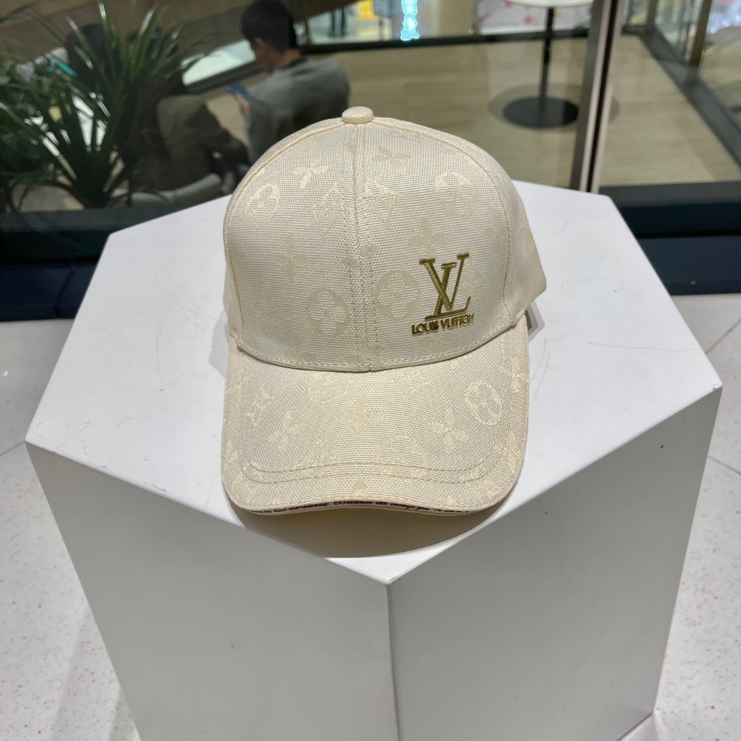 Gorra de béisbol Louis Vuitton, nueva primavera/verano 2023, LV gorra de béisbol, simple, elegante y de alta gama, vers…