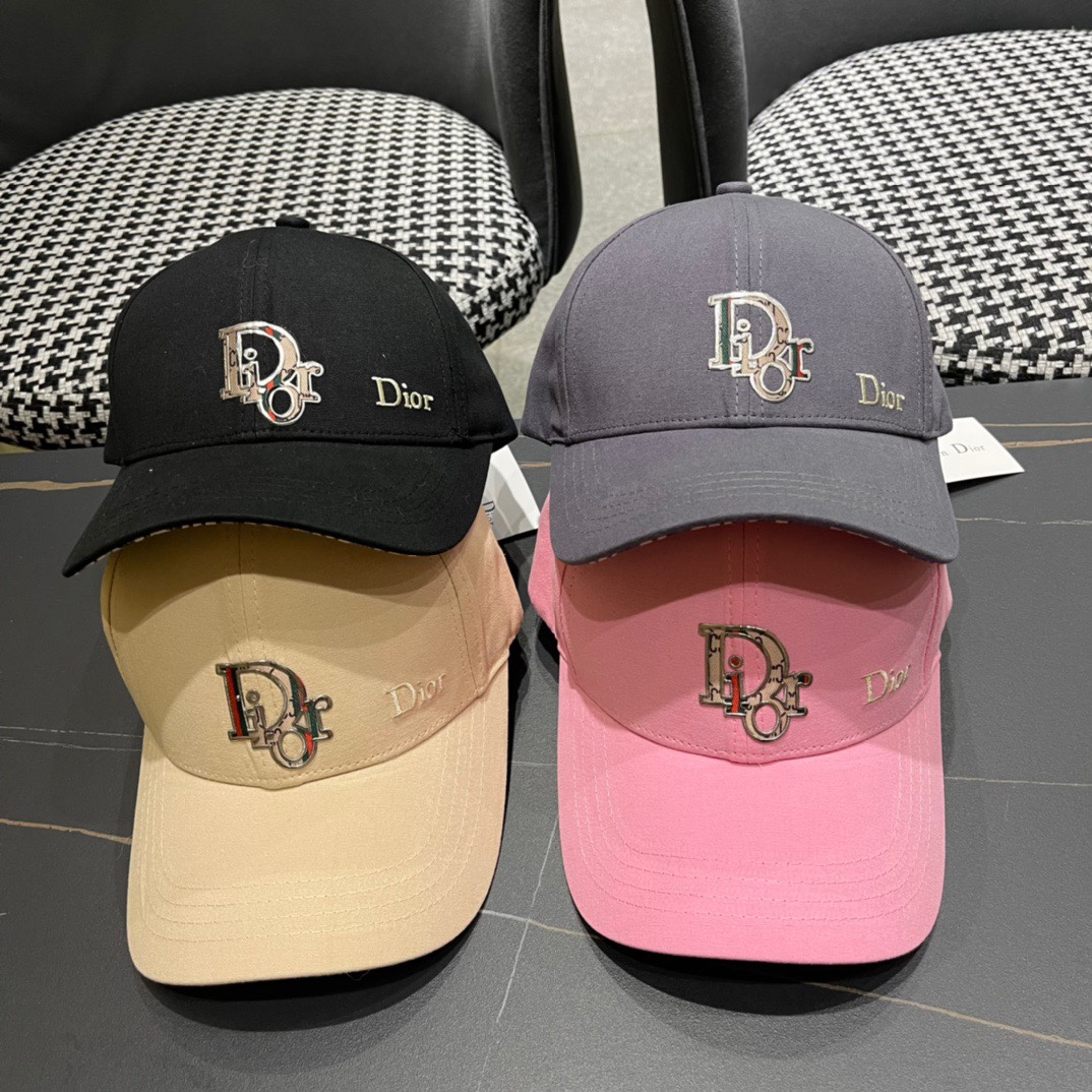 Dior 2024 nueva gorra de béisbol con visera, para hombre y mujer, circunferencia de cabeza 57cm, sombrero de pescador, …