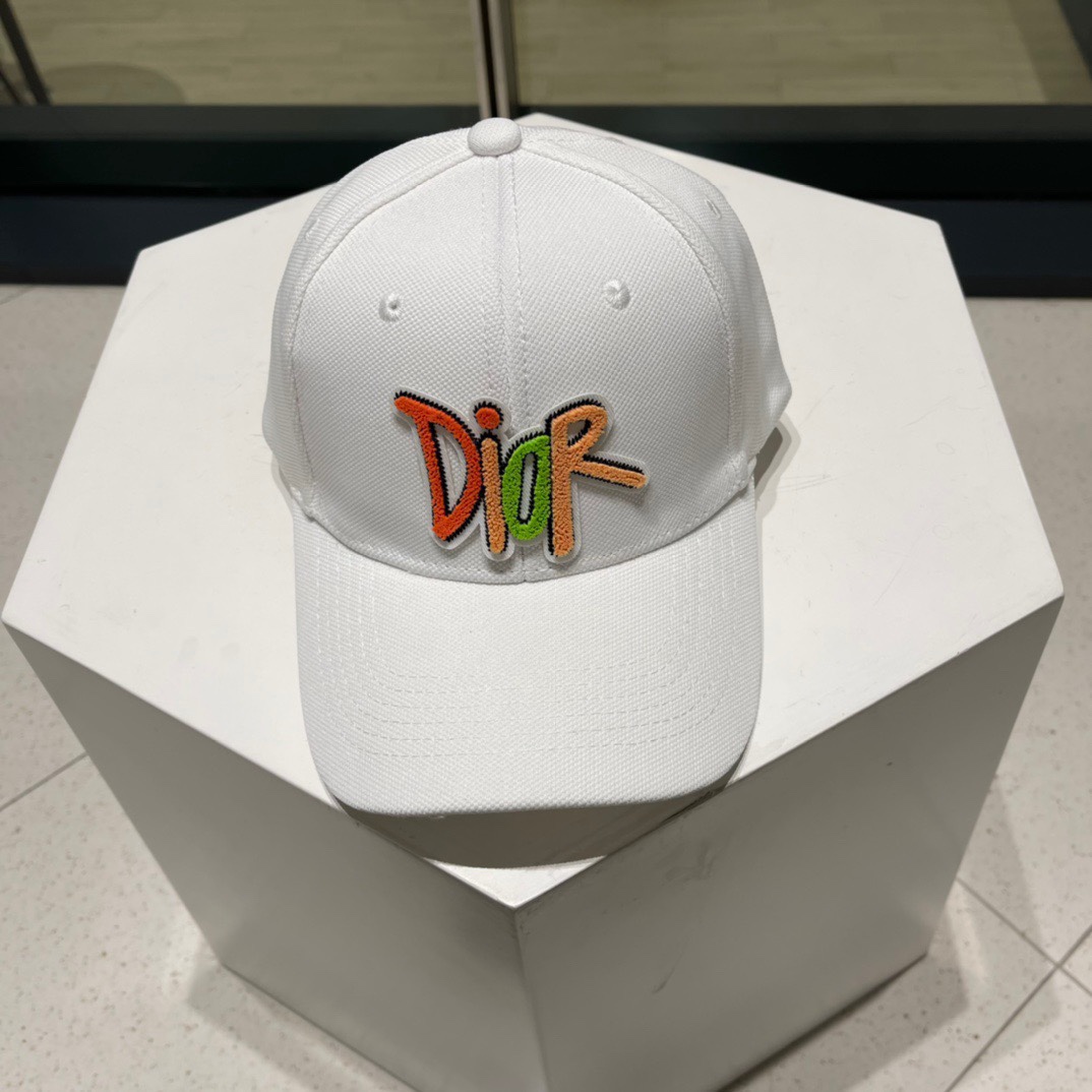 Sombrero de béisbol original nuevo de Dior🔻, fotografía real exclusiva, unisex, gorra ajustable, sombrero de pescador,…