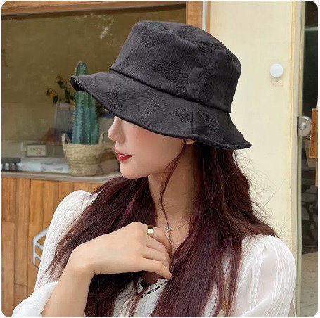 Nuevo sombrero de pescador con bordado de mariposa estilo coreano Celine, sombrero de ala ancha para mujer, casual y ur…