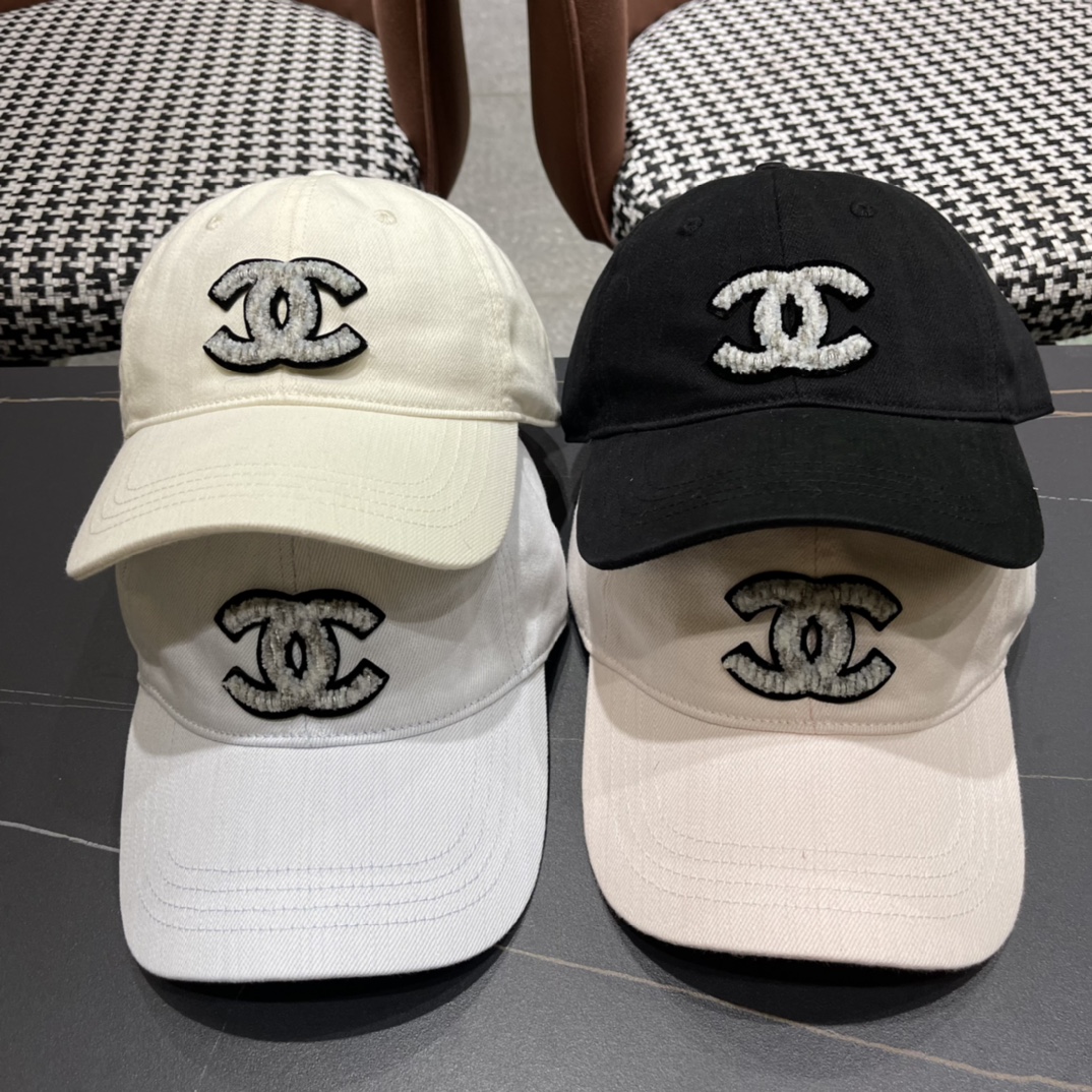 【CHANEL】Nueva gorra de béisbol minimalista de principios de primavera 2024, unisex, sombrero de pescador, gorra de béis…