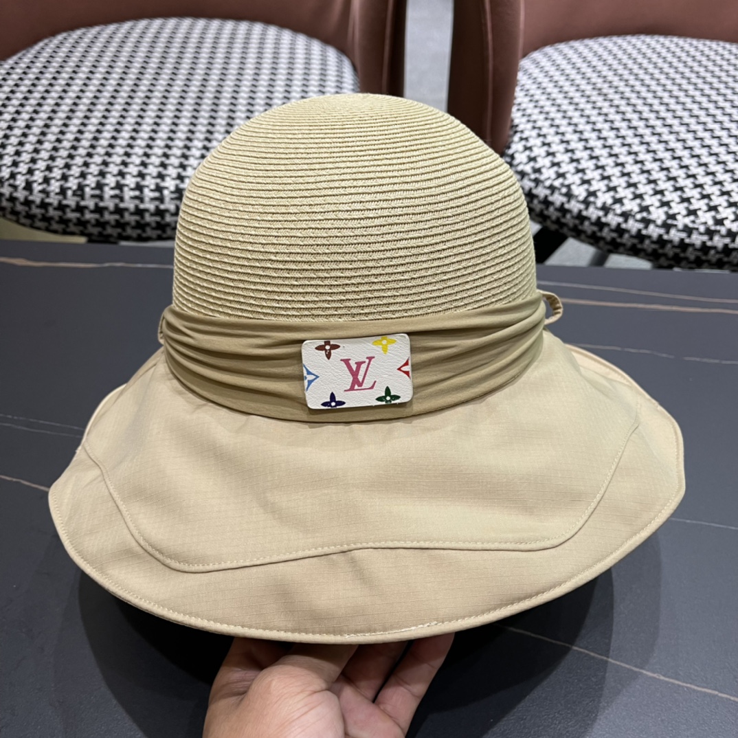 【LV路易威登】2024新款男女款渔夫帽，超好搭配，