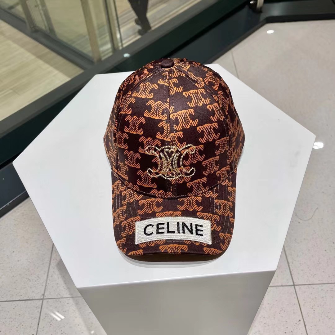 【CELINE Celine】Nueva gorra de béisbol de mostrador sincronizada, detalles perfectos, para hombre y mujer, súper de marc…