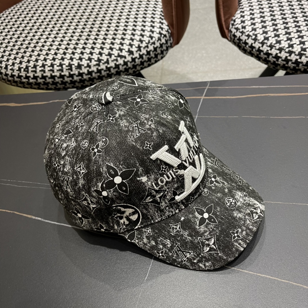 LV路易威登2024新款棒球帽专柜经典款男女通用