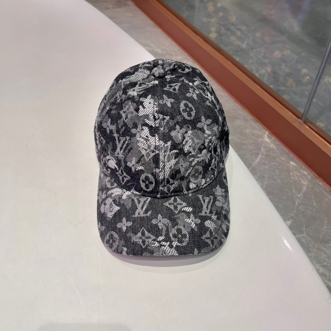 LouiVuittonLV专柜新款路易威登家牛仔棒球帽简单大方男女通用遮阳帽