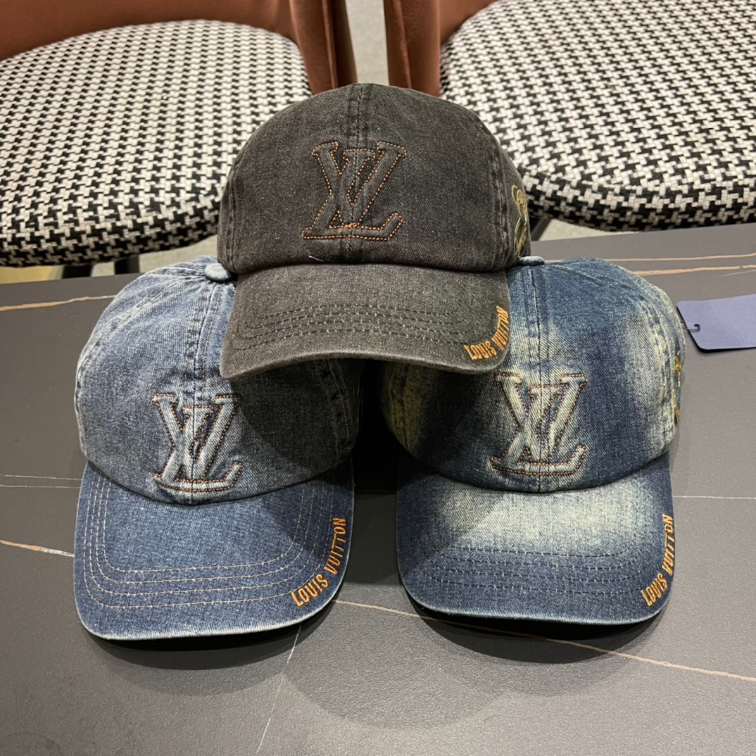 🧢Gorra de béisbol clásica de LV Louis Vuitton 2024, versión de alta calidad del sitio web oficial. Muy clásica, con es…