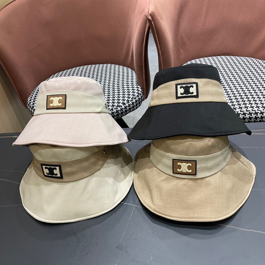 Sombrero de pescador CELINE 2024 nuevo modelo con paneles de colores, elegante y sencillo 🔅 Diseño único de paneles, n…
