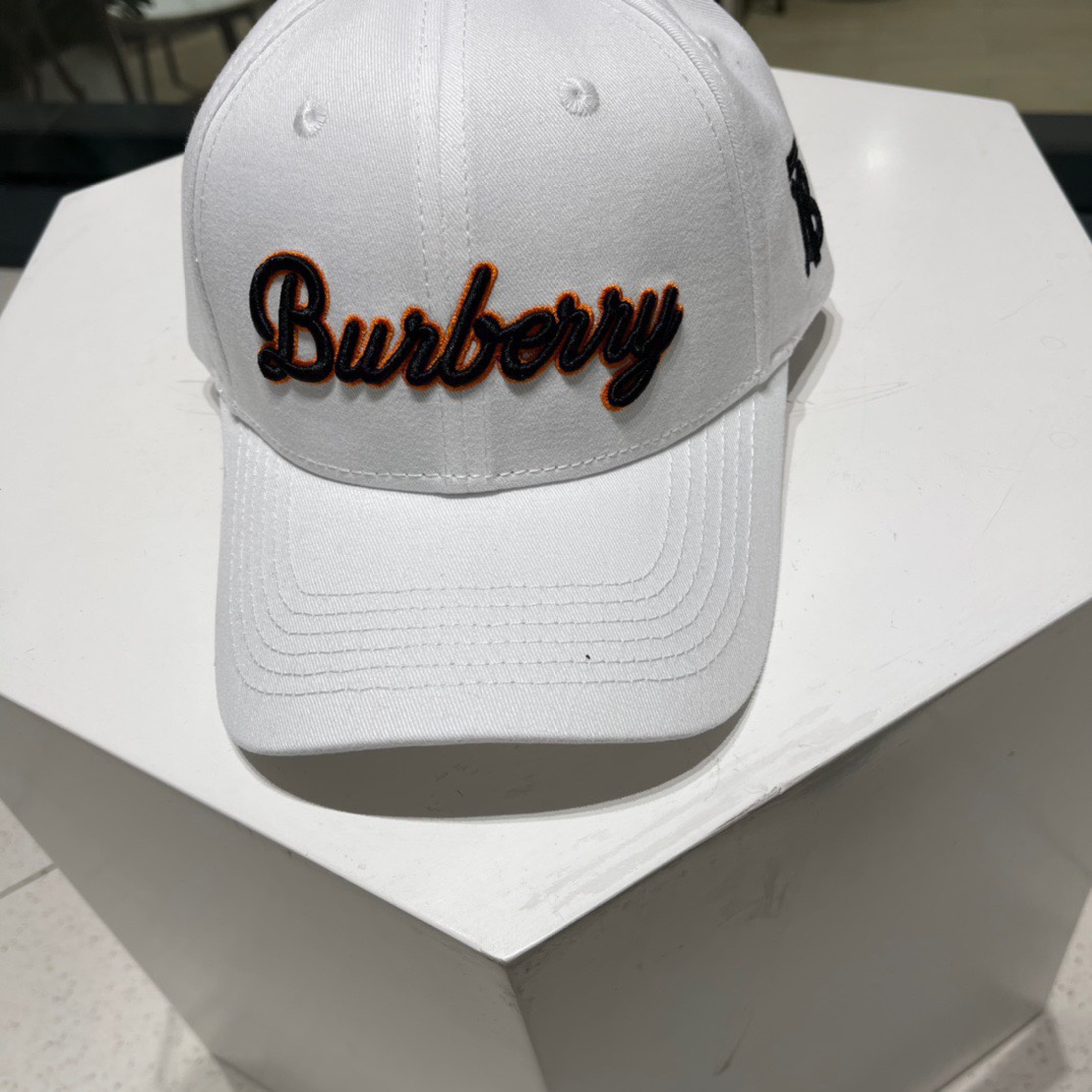 巴宝莉Burberry原单棒球帽经典重工刺绣原单新品超喜欢自留的棒球帽哦