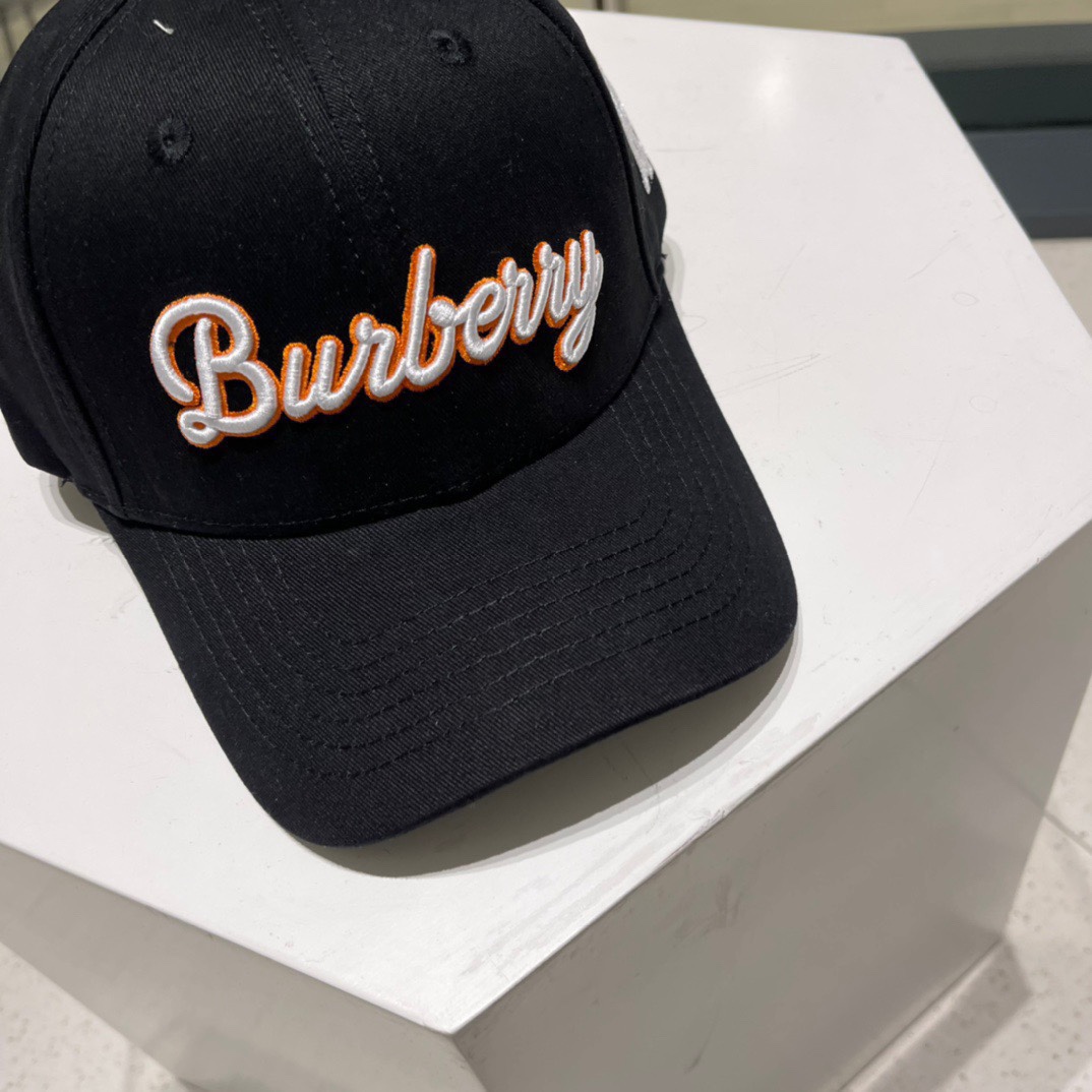 巴宝莉Burberry原单棒球帽经典重工刺绣原单新品超喜欢自留的棒球帽哦