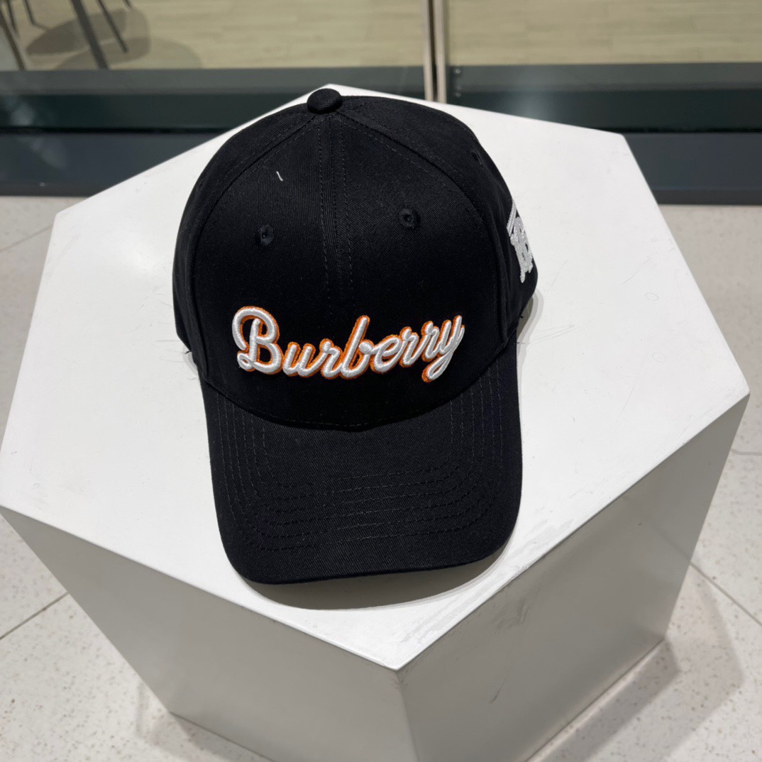 巴宝莉Burberry原单棒球帽经典重工刺绣原单新品超喜欢自留的棒球帽哦