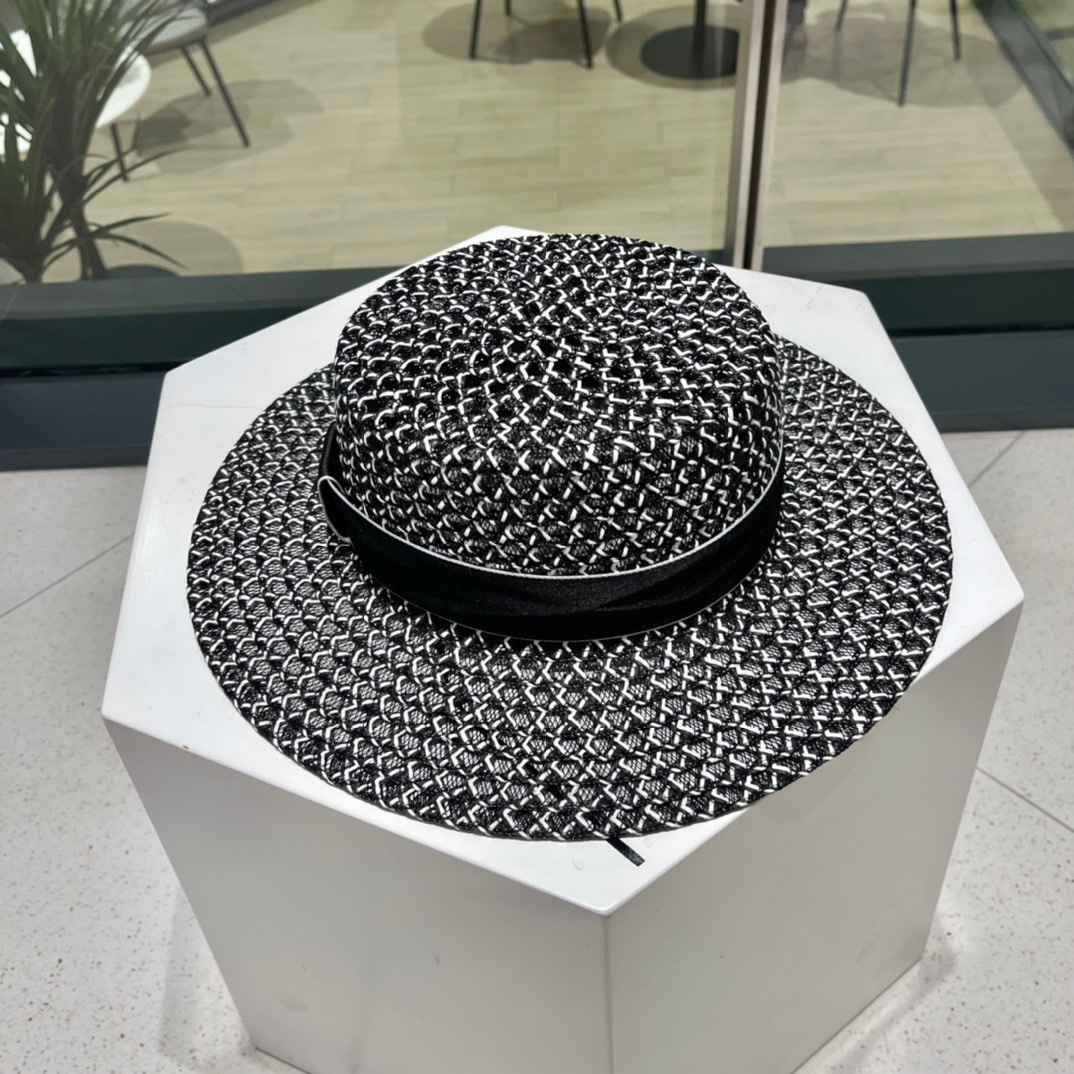  LV路易威登草帽，设计，老花织带，名媛风