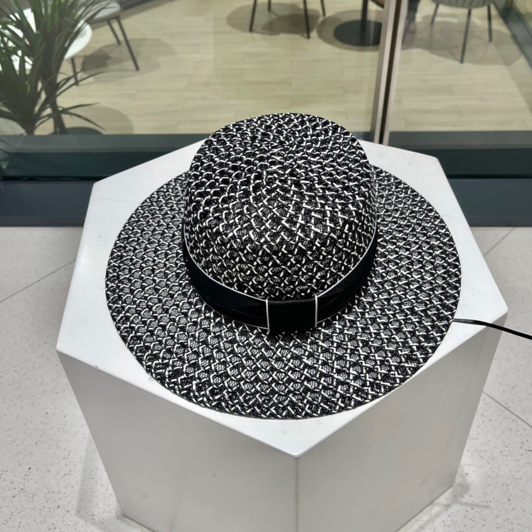  LV路易威登草帽，设计，老花织带，名媛风