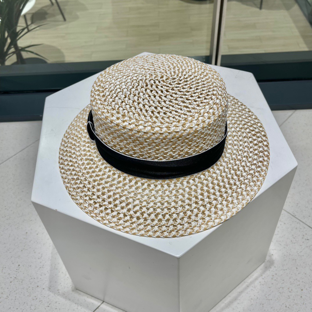  LV路易威登草帽，设计，老花织带，名媛风