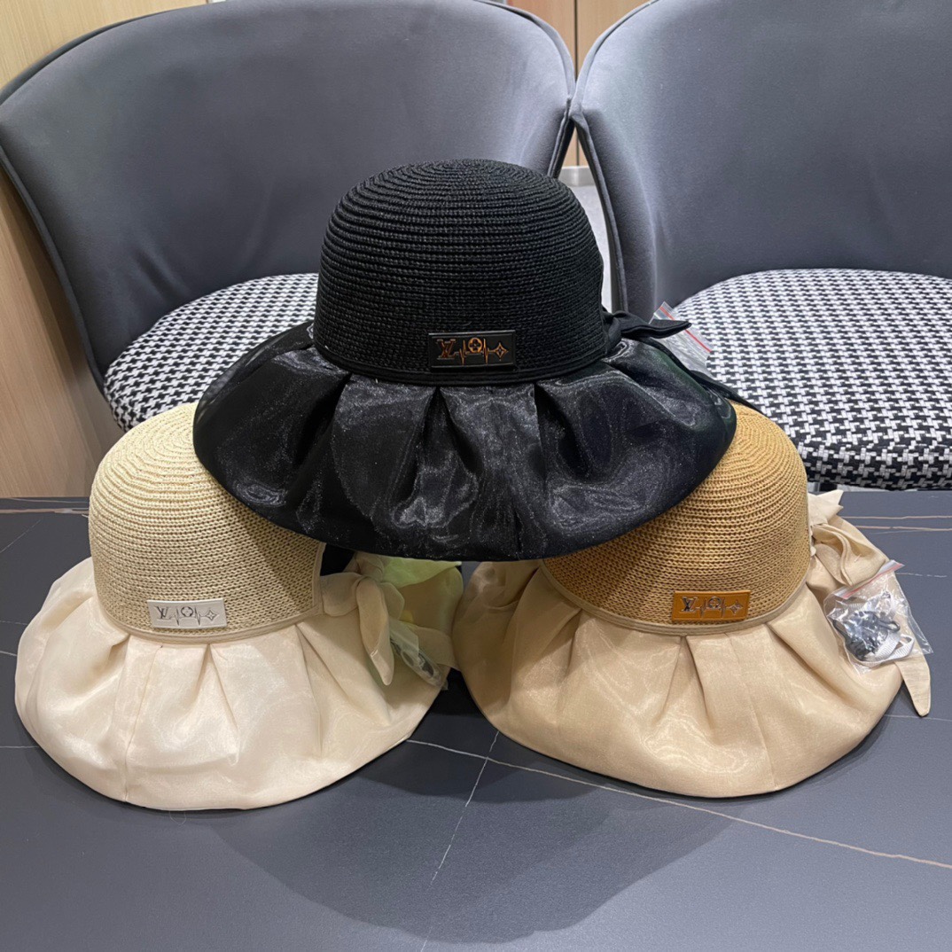 LV Louis Vuitton 2024 clásico sombrero de pescador de moda de principios de primavera, un clásico muy clásico, belleza …