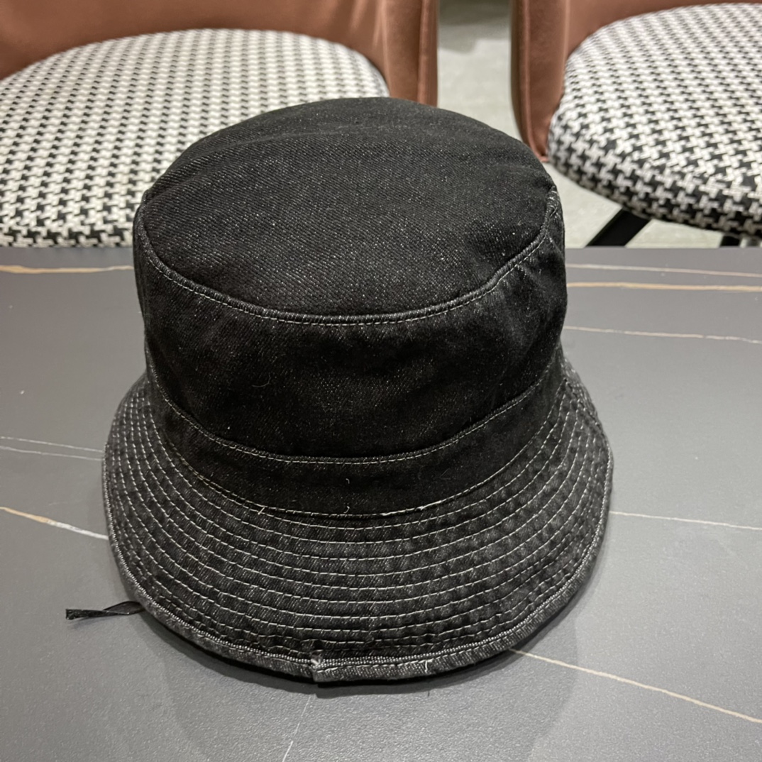 【Chanel香奈儿】2024夏新款牛仔遮阳渔夫帽🌈 浪漫沙滩款！出街必备