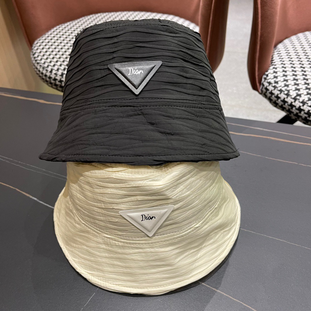 【DIOR迪奥】2024 nuevo modelo éxito de ventas, sombrero de pescador sencillo estilo Chanel, muy fácil de combinar, ¡cómpral…